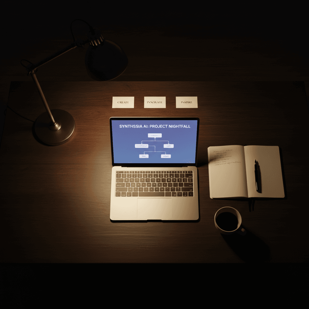A business owner reviewing printed materials alongside the online portal